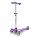 Monopattino bambino Mini Micro Deluxe LED viola glitter